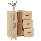 vidaXL Sideboard Sonoma-Eiche 69,5x34x90 cm Holzwerkstoff vidaXL Sideboard Sonoma-Eiche 69,5x34x90 cm Holzwerkstoff