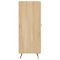 vidaXL Sideboard Sonoma-Eiche 69,5x34x90 cm Holzwerkstoff vidaXL Sideboard Sonoma-Eiche 69,5x34x90 cm Holzwerkstoff