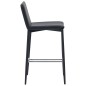 Barhocker 6 Stk. Schwarz Kunstleder Barhocker 6 Stk. Schwarz Kunstleder