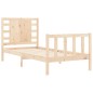 vidaXL Massivholzbett mit Kopfteil 90x200 cm vidaXL Massivholzbett mit Kopfteil 90x200 cm