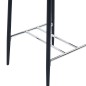 Barhocker 6 Stk. Schwarz Kunstleder Barhocker 6 Stk. Schwarz Kunstleder