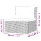 vidaXL 11-tlg. Garten-Lounge-Set mit Kissen Schwarz Poly Rattan vidaXL 11-tlg. Garten-Lounge-Set mit Kissen Schwarz Poly Rattan