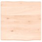 vidaXL Tischplatte 40x40x4 cm Massivholz Eiche Unbehandelt Baumkante vidaXL Tischplatte 40x40x4 cm Massivholz Eiche Unbehandelt Baumkante