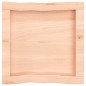vidaXL Tischplatte 40x40x4 cm Massivholz Eiche Unbehandelt Baumkante vidaXL Tischplatte 40x40x4 cm Massivholz Eiche Unbehandelt Baumkante