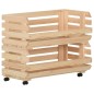 vidaXL Gemüsewagen 77x30x80 cm Massivholz Kiefer vidaXL Gemüsewagen 77x30x80 cm Massivholz Kiefer