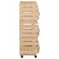 vidaXL Gemüsewagen 77x30x80 cm Massivholz Kiefer vidaXL Gemüsewagen 77x30x80 cm Massivholz Kiefer