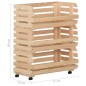 vidaXL Gemüsewagen 77x30x80 cm Massivholz Kiefer vidaXL Gemüsewagen 77x30x80 cm Massivholz Kiefer