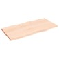vidaXL Tischplatte 80x40x2 cm Massivholz Eiche Unbehandelt Baumkante vidaXL Tischplatte 80x40x2 cm Massivholz Eiche Unbehandelt Baumkante