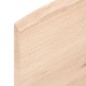 vidaXL Tischplatte 80x40x2 cm Massivholz Eiche Unbehandelt Baumkante vidaXL Tischplatte 80x40x2 cm Massivholz Eiche Unbehandelt Baumkante
