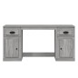 vidaXL Schreibtisch mit Stauraum Grau Sonoma Holzwerkstoff vidaXL Schreibtisch mit Stauraum Grau Sonoma Holzwerkstoff