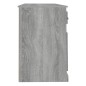 vidaXL Schreibtisch mit Stauraum Grau Sonoma Holzwerkstoff vidaXL Schreibtisch mit Stauraum Grau Sonoma Holzwerkstoff