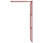 vidaXL Duschwand für Begehbare Dusche mit ESG Klarglas Rot 115x195 cm vidaXL Duschwand für Begehbare Dusche mit ESG Klarglas Rot 115x195 cm