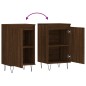 vidaXL Sideboards 2 Stk. Braun Eichen-Optik 40x35x70 cm Holzwerkstoff vidaXL Sideboards 2 Stk. Braun Eichen-Optik 40x35x70 cm Holzwerkstoff