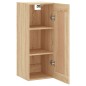 vidaXL Wandschrank Sonoma-Eiche 34,5x34x90 cm Holzwerkstoff vidaXL Wandschrank Sonoma-Eiche 34,5x34x90 cm Holzwerkstoff