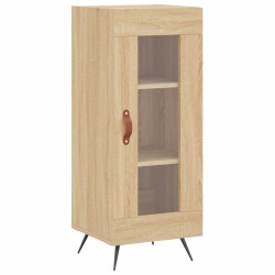 vidaXL Sideboard Sonoma-Eiche 34,5x34x90 cm Holzwerkstoff