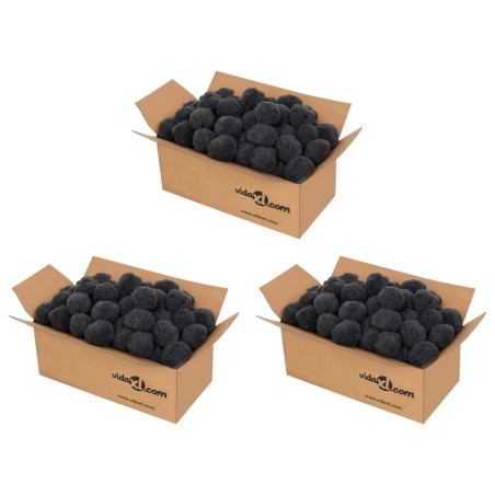 vidaXL Pool-Filterbälle Geruchsbeseitigung Schwarz 2100 g Polyethylen