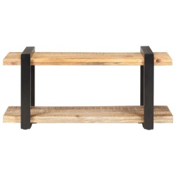 vidaXL TV-Schrank 90x40x40 cm Raues Mangoholz