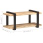 vidaXL TV-Schrank 90x40x40 cm Raues Mangoholz vidaXL TV-Schrank 90x40x40 cm Raues Mangoholz