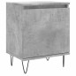 vidaXL Nachttisch Betongrau 40x30x50 cm Holzwerkstoff vidaXL Nachttisch Betongrau 40x30x50 cm Holzwerkstoff