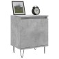 vidaXL Nachttisch Betongrau 40x30x50 cm Holzwerkstoff vidaXL Nachttisch Betongrau 40x30x50 cm Holzwerkstoff