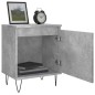 vidaXL Nachttisch Betongrau 40x30x50 cm Holzwerkstoff vidaXL Nachttisch Betongrau 40x30x50 cm Holzwerkstoff