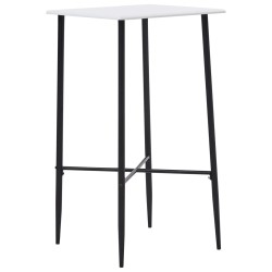 3-tlg. Bar-Set Kunstleder Schwarz