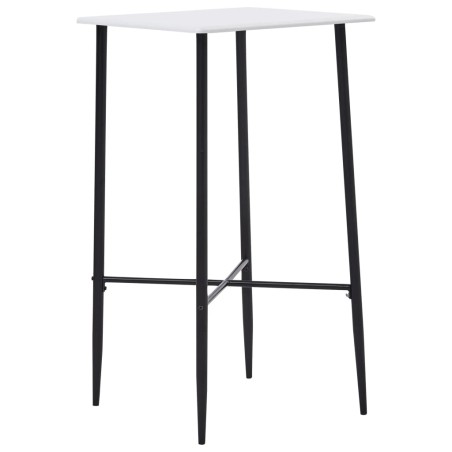 3-tlg. Bar-Set Kunstleder Schwarz