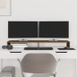 vidaXL Monitorständer Honigbraun 100x27x10 cm Massivholz Kiefer vidaXL Monitorständer Honigbraun 100x27x10 cm Massivholz Kiefer