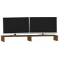 vidaXL Monitorständer Honigbraun 100x27x10 cm Massivholz Kiefer vidaXL Monitorständer Honigbraun 100x27x10 cm Massivholz Kiefer