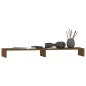 vidaXL Monitorständer Honigbraun 100x27x10 cm Massivholz Kiefer vidaXL Monitorständer Honigbraun 100x27x10 cm Massivholz Kiefer