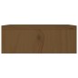 vidaXL Monitorständer Honigbraun 100x27x10 cm Massivholz Kiefer vidaXL Monitorständer Honigbraun 100x27x10 cm Massivholz Kiefer