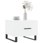 vidaXL Couchtisch Hochglanz-Weiß 50x50x40 cm Holzwerkstoff vidaXL Couchtisch Hochglanz-Weiß 50x50x40 cm Holzwerkstoff