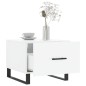 vidaXL Couchtisch Hochglanz-Weiß 50x50x40 cm Holzwerkstoff vidaXL Couchtisch Hochglanz-Weiß 50x50x40 cm Holzwerkstoff