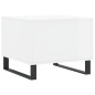 vidaXL Couchtisch Hochglanz-Weiß 50x50x40 cm Holzwerkstoff vidaXL Couchtisch Hochglanz-Weiß 50x50x40 cm Holzwerkstoff