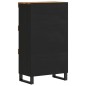 vidaXL Beistellschrank 60x33x107 cm Massivholz Mango vidaXL Beistellschrank 60x33x107 cm Massivholz Mango