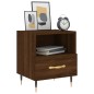 vidaXL Nachttische 2Stk. Braun Eichen-Optik 40x35x47,5cm Holzwerkstoff vidaXL Nachttische 2Stk. Braun Eichen-Optik 40x35x47,5cm Holzwerkstoff