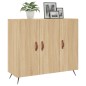 vidaXL Sideboard Sonoma-Eiche 90x34x80 cm Holzwerkstoff vidaXL Sideboard Sonoma-Eiche 90x34x80 cm Holzwerkstoff