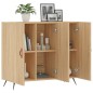 vidaXL Sideboard Sonoma-Eiche 90x34x80 cm Holzwerkstoff vidaXL Sideboard Sonoma-Eiche 90x34x80 cm Holzwerkstoff