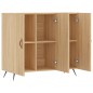 vidaXL Sideboard Sonoma-Eiche 90x34x80 cm Holzwerkstoff vidaXL Sideboard Sonoma-Eiche 90x34x80 cm Holzwerkstoff