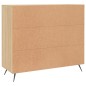 vidaXL Sideboard Sonoma-Eiche 90x34x80 cm Holzwerkstoff vidaXL Sideboard Sonoma-Eiche 90x34x80 cm Holzwerkstoff