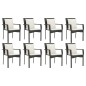 vidaXL 9-tlg. Garten-Essgruppe mit Kissen Schwarz Poly Rattan vidaXL 9-tlg. Garten-Essgruppe mit Kissen Schwarz Poly Rattan