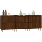 vidaXL Sideboards 3 Stk. Braun Eichen-Optik 60x35x70 cm Holzwerkstoff vidaXL Sideboards 3 Stk. Braun Eichen-Optik 60x35x70 cm Holzwerkstoff