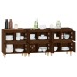 vidaXL Sideboards 3 Stk. Braun Eichen-Optik 60x35x70 cm Holzwerkstoff vidaXL Sideboards 3 Stk. Braun Eichen-Optik 60x35x70 cm Holzwerkstoff