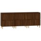 vidaXL Sideboards 3 Stk. Braun Eichen-Optik 60x35x70 cm Holzwerkstoff vidaXL Sideboards 3 Stk. Braun Eichen-Optik 60x35x70 cm Holzwerkstoff