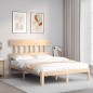 vidaXL Massivholzbett mit Kopfteil 120x200 cm vidaXL Massivholzbett mit Kopfteil 120x200 cm