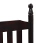 vidaXL Schaukelstuhl mit gebogener Sitzfläche Braun Pappelholz vidaXL Schaukelstuhl mit gebogener Sitzfläche Braun Pappelholz