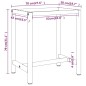 vidaXL Werkbankgestell Mattschwarz und Mattrot 70x50x79 cm Metall vidaXL Werkbankgestell Mattschwarz und Mattrot 70x50x79 cm Metall