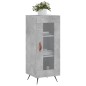 vidaXL Sideboard Betongrau 34,5x34x90 cm Holzwerkstoff vidaXL Sideboard Betongrau 34,5x34x90 cm Holzwerkstoff