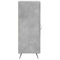 vidaXL Sideboard Betongrau 34,5x34x90 cm Holzwerkstoff vidaXL Sideboard Betongrau 34,5x34x90 cm Holzwerkstoff