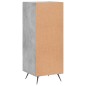 vidaXL Sideboard Betongrau 34,5x34x90 cm Holzwerkstoff vidaXL Sideboard Betongrau 34,5x34x90 cm Holzwerkstoff